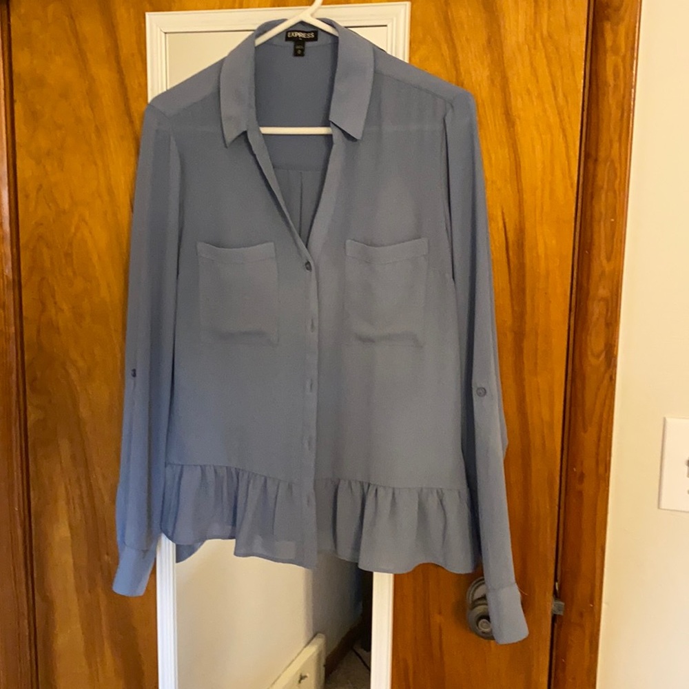 Express button up blouse